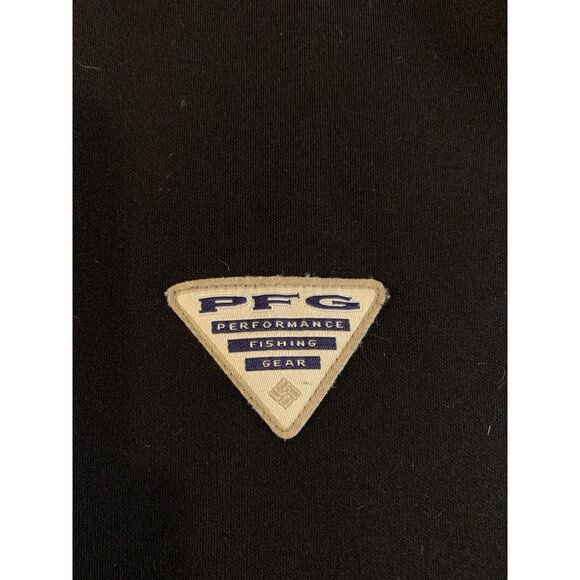 Columbia Performance Fishing Gear Hoodie Men’s Medium Black Hoodie Omni Heat - Picture 4 of 9